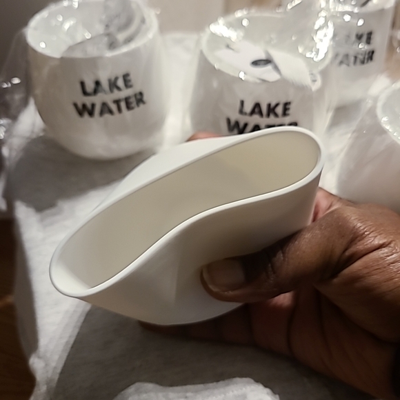 5 Outdoor Silicone Unbreakable Wine Glass Stemless Beer Whiskey Cups White - Picture 6 of 6